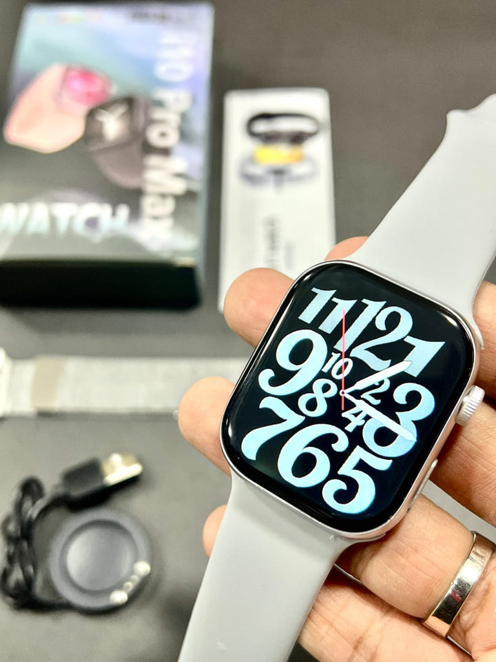 i10 Pro Max Smartwatch – 2.19” Full Screen, Bluetooth Calling, Fitness Tracking, Sports Modes, Compatible with iOS & Android - UZIXO