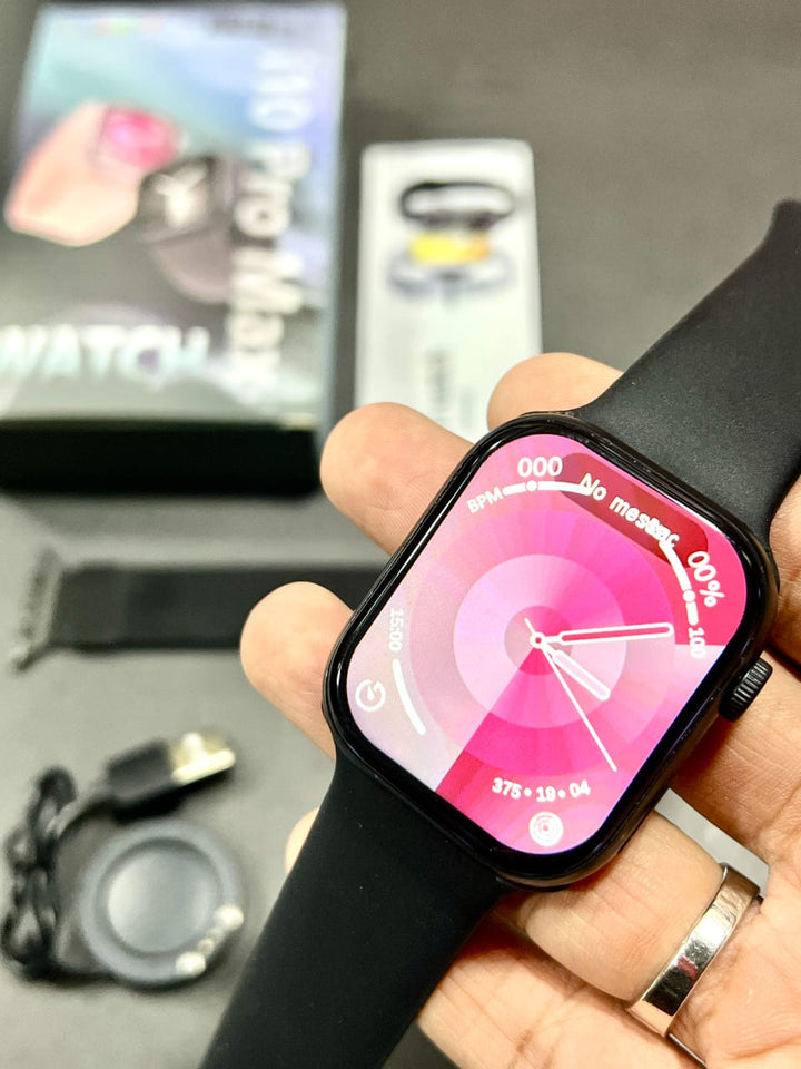 i10 Pro Max Smartwatch – 2.19” Full Screen, Bluetooth Calling, Fitness Tracking, Sports Modes, Compatible with iOS & Android - UZIXO