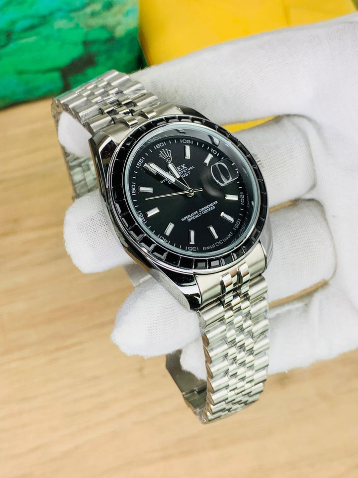 Rolex Inspired Luxury Watch – Multiple colors Dial, Stainless Steel Bracelet, Date Function - UZIXO