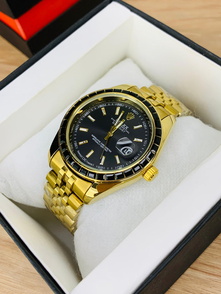 Rolex Inspired Luxury Watch – Multiple colors Dial, Stainless Steel Bracelet, Date Function - UZIXO