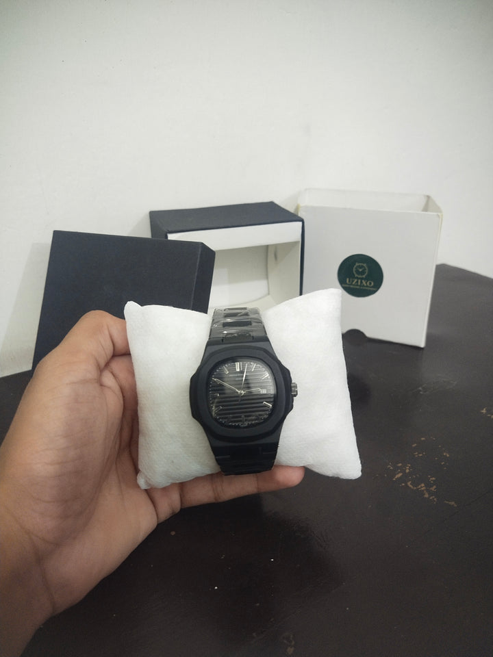 Patek Phillipe Gents Luxury Watch - Stainless steel Chain, Puie Metal, Date And Time Function - UZIXO