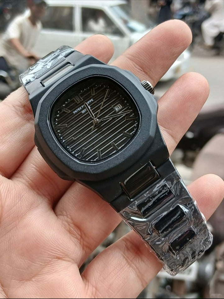 Patek Phillipe Gents Luxury Watch - Stainless steel Chain, Puie Metal, Date And Time Function - UZIXO